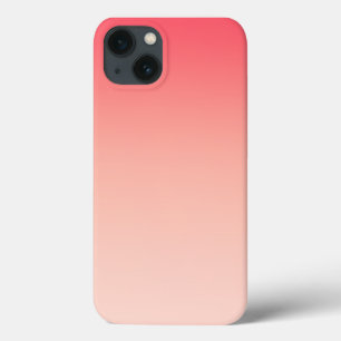 ピンクと桃のグラデーションの背景 iPhone 13ケース