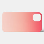 ピンクと桃のグラデーションの背景 Case-Mate iPhoneケース (裏面 (横))