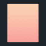 ピンクと桃のグラデーション チラシ<br><div class="desc">ピンクとピーチトーンのグラデーション。</div>