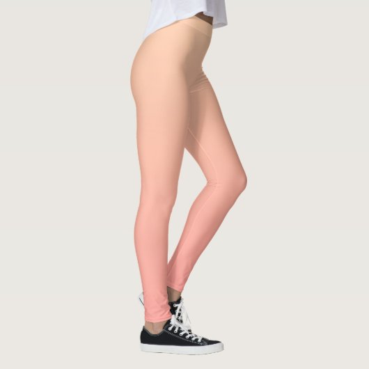 ピンクと桃のグラデーション レギンス (右)