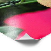 ピンクと桃のラン フォトプリント            (角)