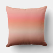 ピンクと桃の柔らかいグラデーション クッション (裏面)