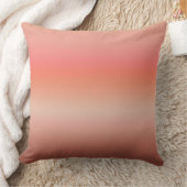 ピンクと桃の柔らかいグラデーション クッション (ブランケット)