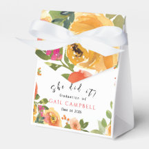 ピンクと桃の水色フローラ