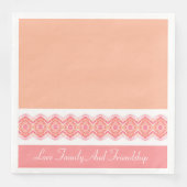 ピンクと桃の装飾模様 (正面)