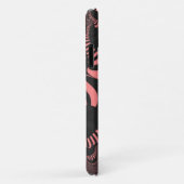 ピンクと灰色の十字 Case-Mate iPhoneケース (裏面/右)