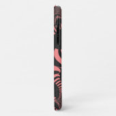 ピンクと灰色の十字 Case-Mate iPhoneケース (裏面/左)