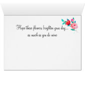 ピンクと珊瑚の花オンターコイズ水彩 (内部横(下))