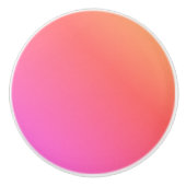 ピンクと珊瑚 セラミックノブ (正面)