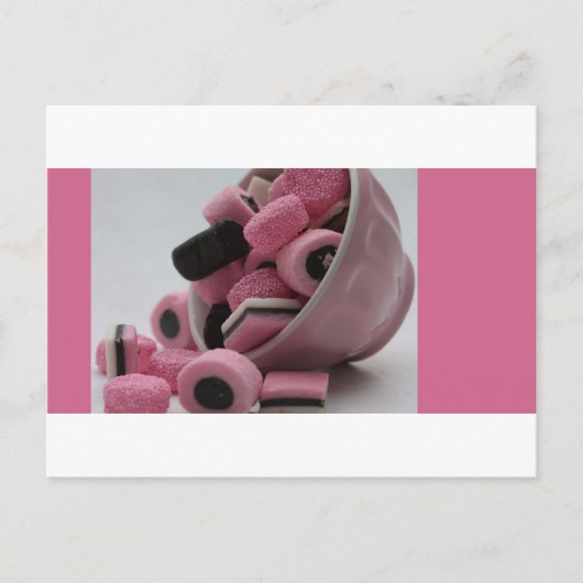 ピンクと甘い ポストカード (正面)