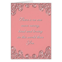 ピンクと白が刻まれた母の日