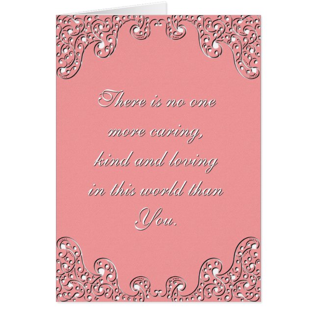 ピンクと白が刻まれた母の日 (正面)