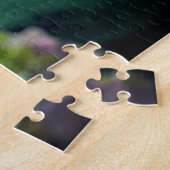 ピンクと白のあじさいやる気を起こさせる花 ジグソーパズル (側面)