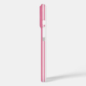 ピンクと白のキャンディストライプ Case-Mate iPhoneケース (裏面 / 左)