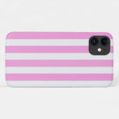 ピンクと白のキャンディストライプ Case-Mate iPhoneケース (裏面(横))