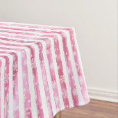 ピンクと白のクリスマスジョイトナカイ テーブルクロス (インサイチュ)