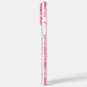 ピンクと白のクリスマスジョイトナカイ Case-Mate iPhoneケース (裏面 / 左)