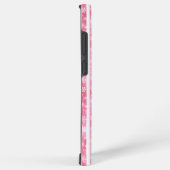 ピンクと白のクリスマスジョイトナカイ SAMSUNG GALAXYケース (右側面)