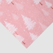 ピンクと白のクリスマスツリーのクリスマス 薄葉紙 (詳細)