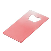 ピンクと白のグラデーション クレジットカード栓抜き (裏面アングル)