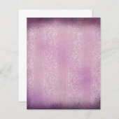 ピンクと白のグランギー熟成スクラップブック紙 (正面/裏面)