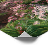 ピンクと白のシャクナゲ | Jr.トーマス・アレン ポスター (角)