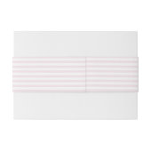 ピンクと白のストライプの招待状用帯 招待状ベリーバンド (裏面例)