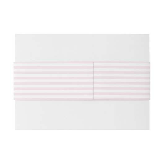 ピンクと白のストライプの招待状用帯 招待状ベリーバンド (裏面例)