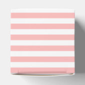 ピンクと白のストライプパターン フェイバーボックス (上部)