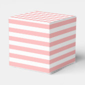 ピンクと白のストライプパターン フェイバーボックス (裏面サイド)