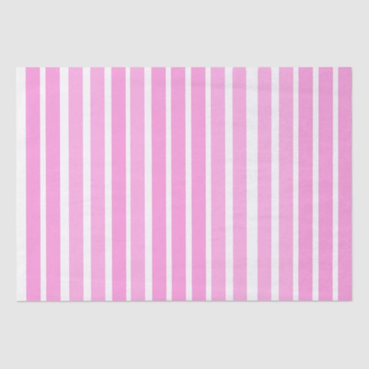 ピンクと白のストライプ 薄葉紙 (正面)