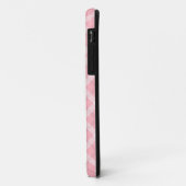 ピンクと白のタータン柄 Case-Mate iPhoneケース (裏面/左)