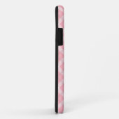 ピンクと白のタータン柄 Case-Mate iPhoneケース (裏面/右)