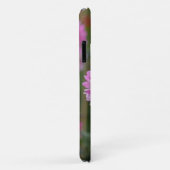 ピンクと白のダリアフラワーイニシャル Case-Mate iPhoneケース (裏面/右)