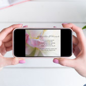 ピンクと白のチューリップの花結婚式の日付を保存 招待状