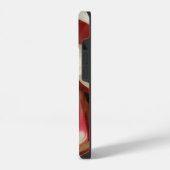 ピンクと白のチューリップ iPhoneケース (左側面)
