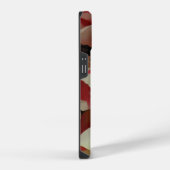 ピンクと白のチューリップ iPhoneケース (右側面)
