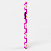ピンクと白のデイジーの花 Case-Mate iPhoneケース (裏面/右)