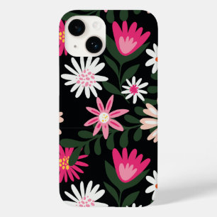 ピンクと白のデイジーパターン Case-Mate iPhone 14ケース