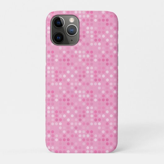 ピンクと白のドット Case-Mate iPhoneケース (裏)