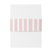 ピンクと白のヒトデストライプのビーチソーシャルクラブ 招待状ベリーバンド (裏面例)