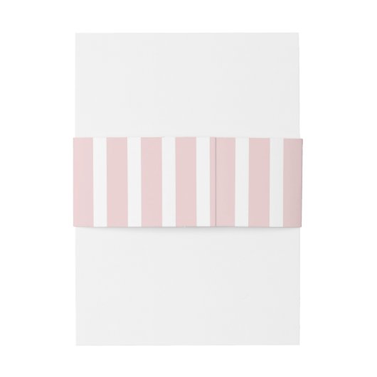 ピンクと白のヒトデストライプのビーチソーシャルクラブ 招待状ベリーバンド (裏面例)