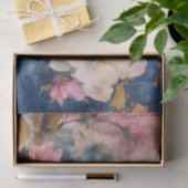 ピンクと白のフローラ 薄葉紙 (ギフト)