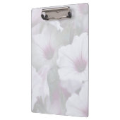 ピンクと白のペチュニア クリップボード (左)