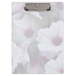 ピンクと白のペチュニア クリップボード