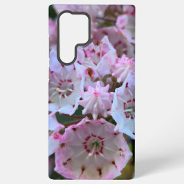 ピンクと白のマウンテンローレルの花 SAMSUNG GALAXY S22 ULTRAケース