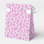 ピンクと白のモザイク模様 フェイバーボックス (裏面サイド)