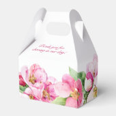 ピンクと白のリンゴの花 フェイバーボックス (裏面サイド)