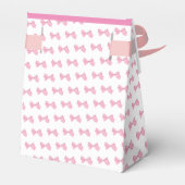 ピンクと白のロッキングホース フェイバーボックス (裏面サイド)