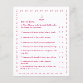 ピンクと白のロッキング馬カスタマイズ可能T/Fゲーム チラシ